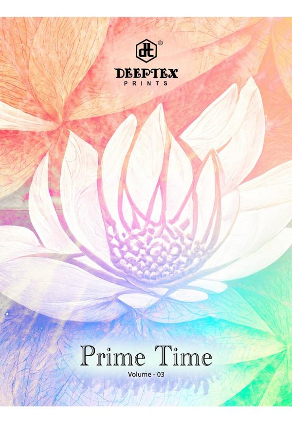 Deeptex Prime Time Vol-3 Cotton Designer Print Saree Collection